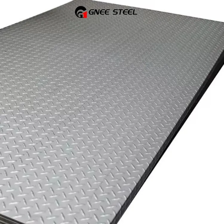 Xapa de metall galvanitzat amb patró de diamant