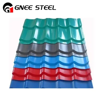 Aplicació de xapa d'acer recoberta de color